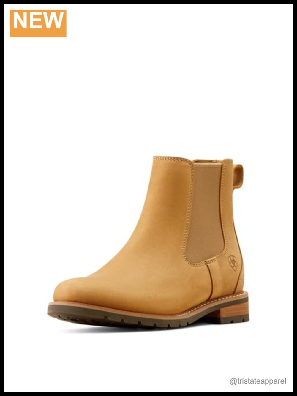 ARIAT Wexford Chelsea Boots Women's Leather Mid-Calf Pull-On Work Boots